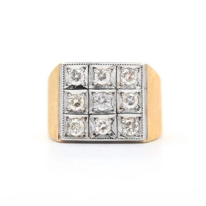 Bague en or jaune avec diamants de 0,45 ct sold by 58 Facettes