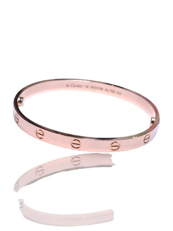 CARTIER - Bracelet Love vintage en or rose taille 19 sold by 58 Facettes
