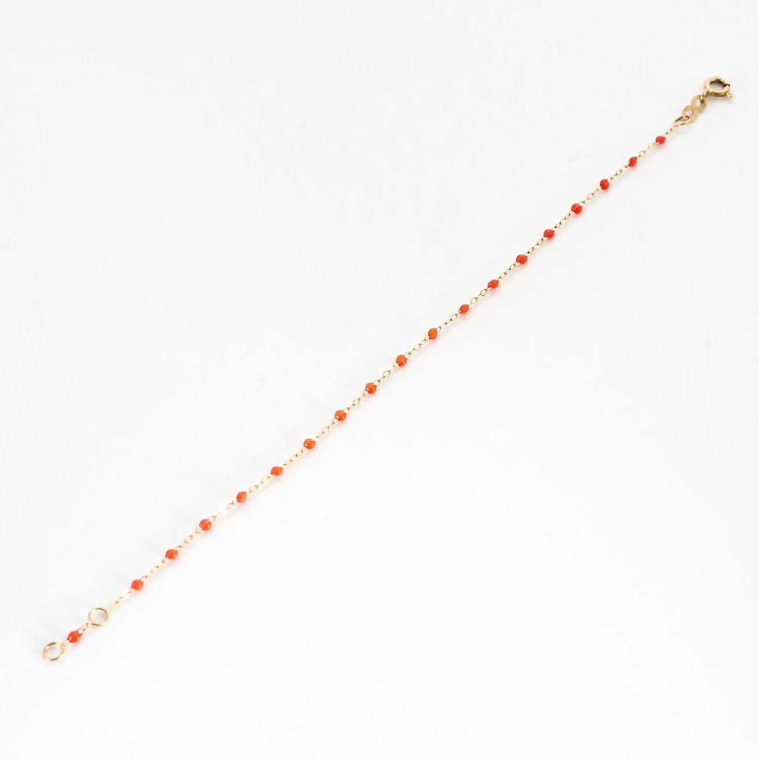 GIGI Clozeau - Classique Gigi - Bracelet en or jaune et résine rouge sold by 58 Facettes product image thumbnail 3