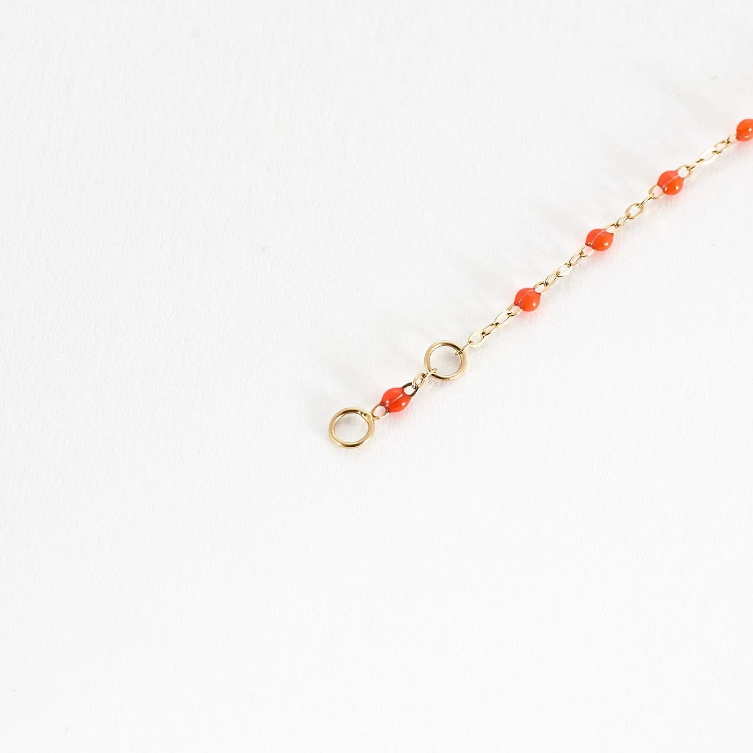 GIGI Clozeau - Classique Gigi - Bracelet en or jaune et résine rouge sold by 58 Facettes product image thumbnail 4
