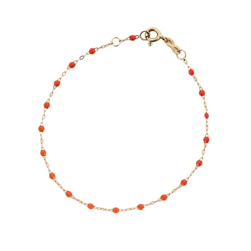 GIGI Clozeau - Classique Gigi - Bracelet en or jaune et résine rouge sold by 58 Facettes