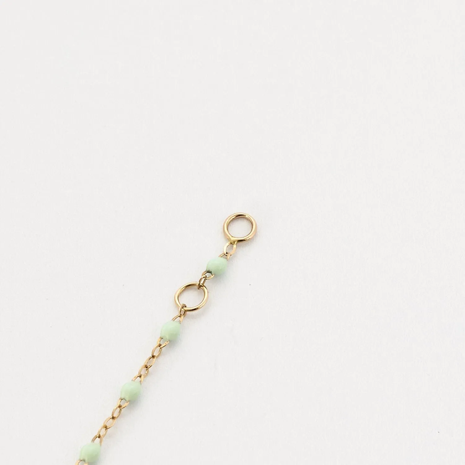 GIGI Clozeau - Classique Gigi - Bracelet en or jaune et résine de couleur vert d'eau sold by 58 Facettes product image thumbnail 5