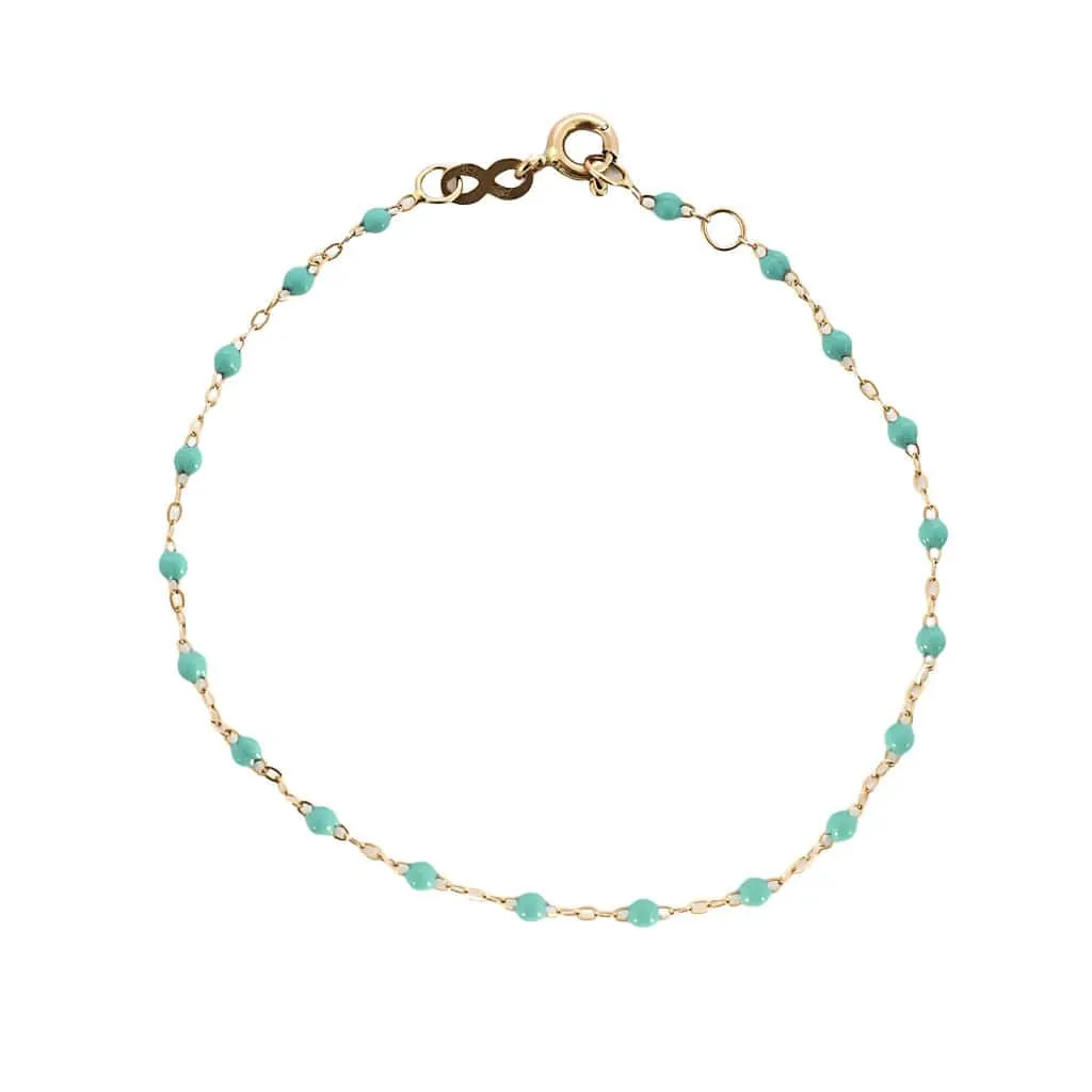 GIGI Clozeau - Classique Gigi - Bracelet en or jaune et résine turquoise sold by 58 Facettes