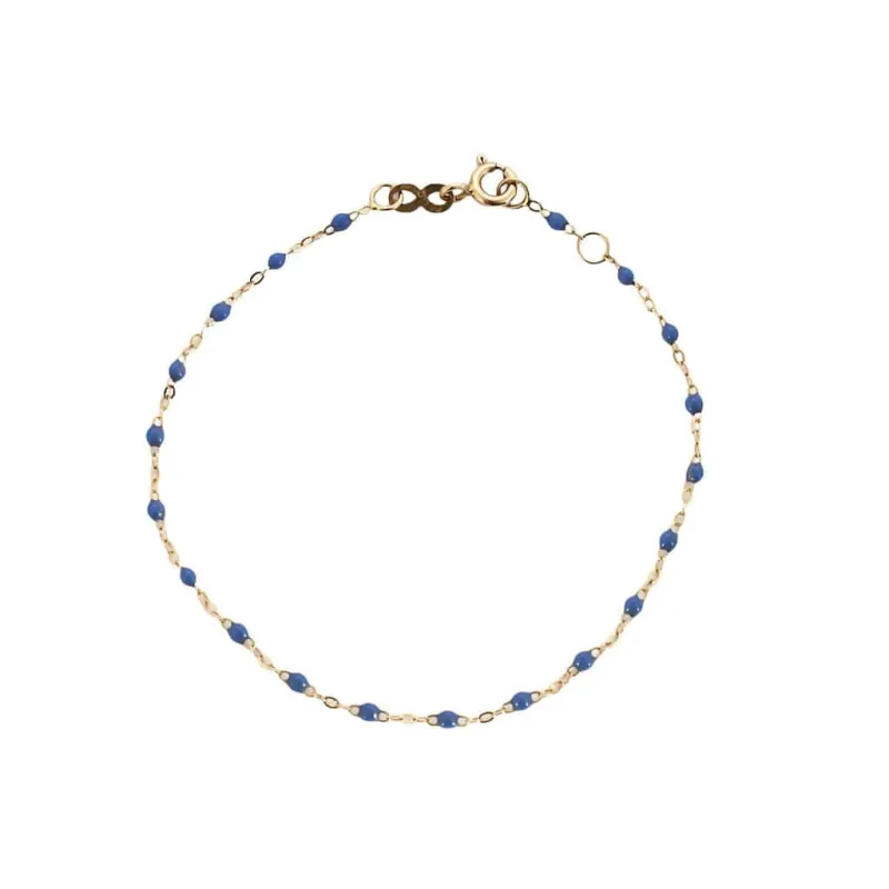 GIGI Clozeau - Classique Gigi - Bracelet en or jaune et résine bleu sold by 58 Facettes