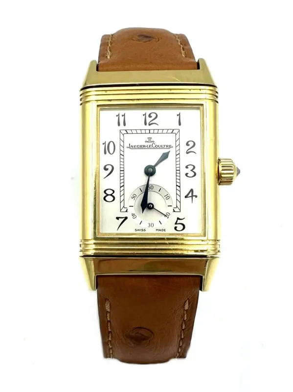 JEAGER_LECOULTRE. Collection "REVERSO DUETTO", montre de dame en or jaune sold by 58 Facettes