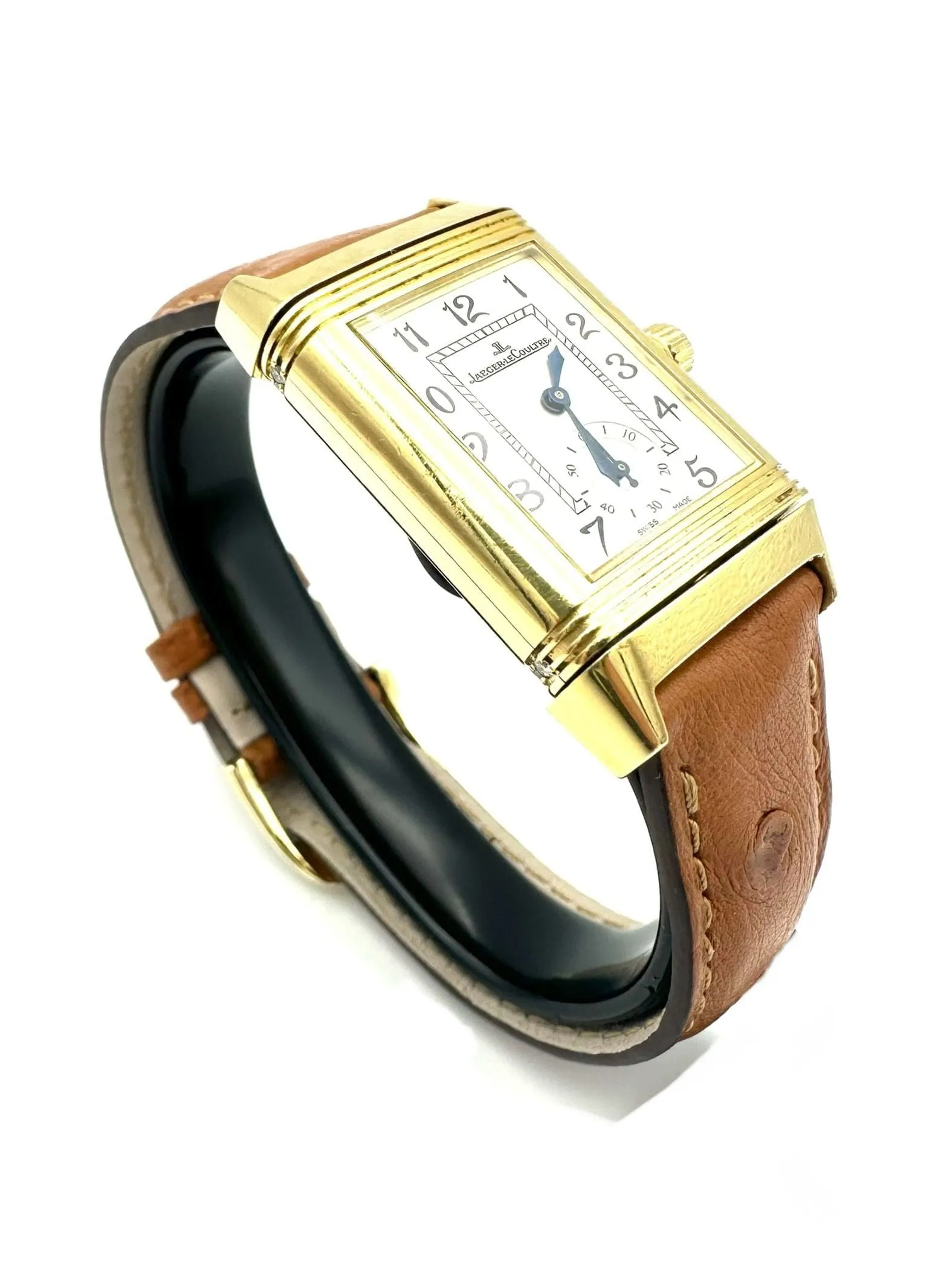 JEAGER_LECOULTRE. Collection "REVERSO DUETTO", montre de dame en or jaune sold by 58 Facettes product image thumbnail 2