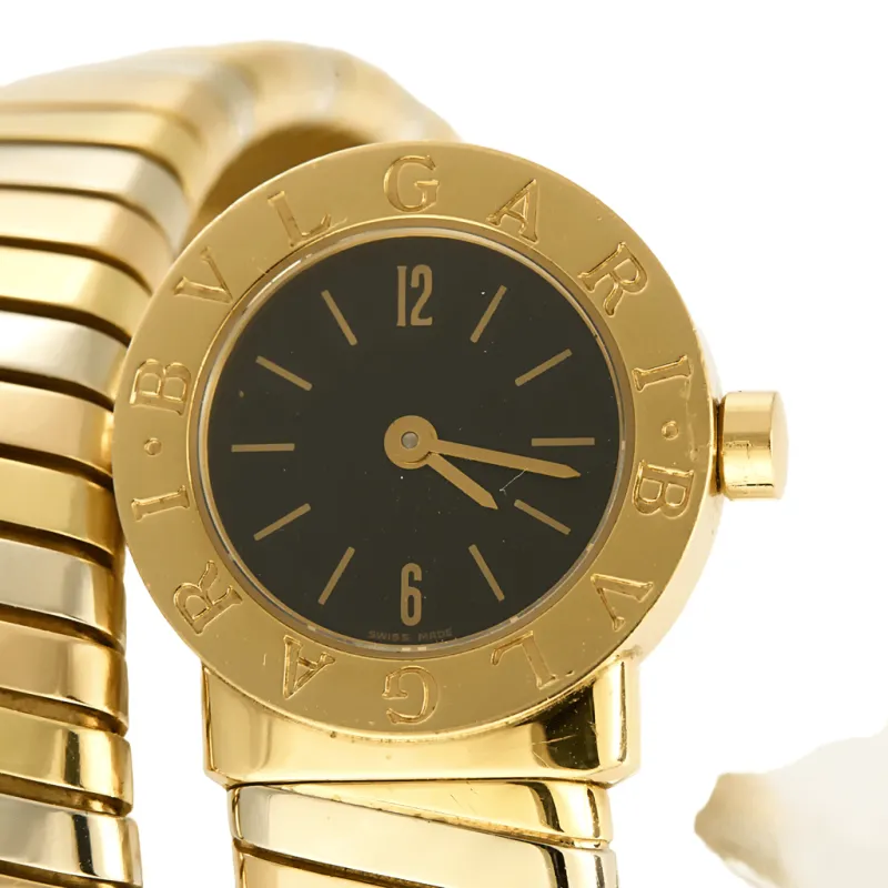 BVLGARI - Montre Serpenti Tubogas - Montre trois ors à boitier rond à mouvement quartz sold by 58 Facettes