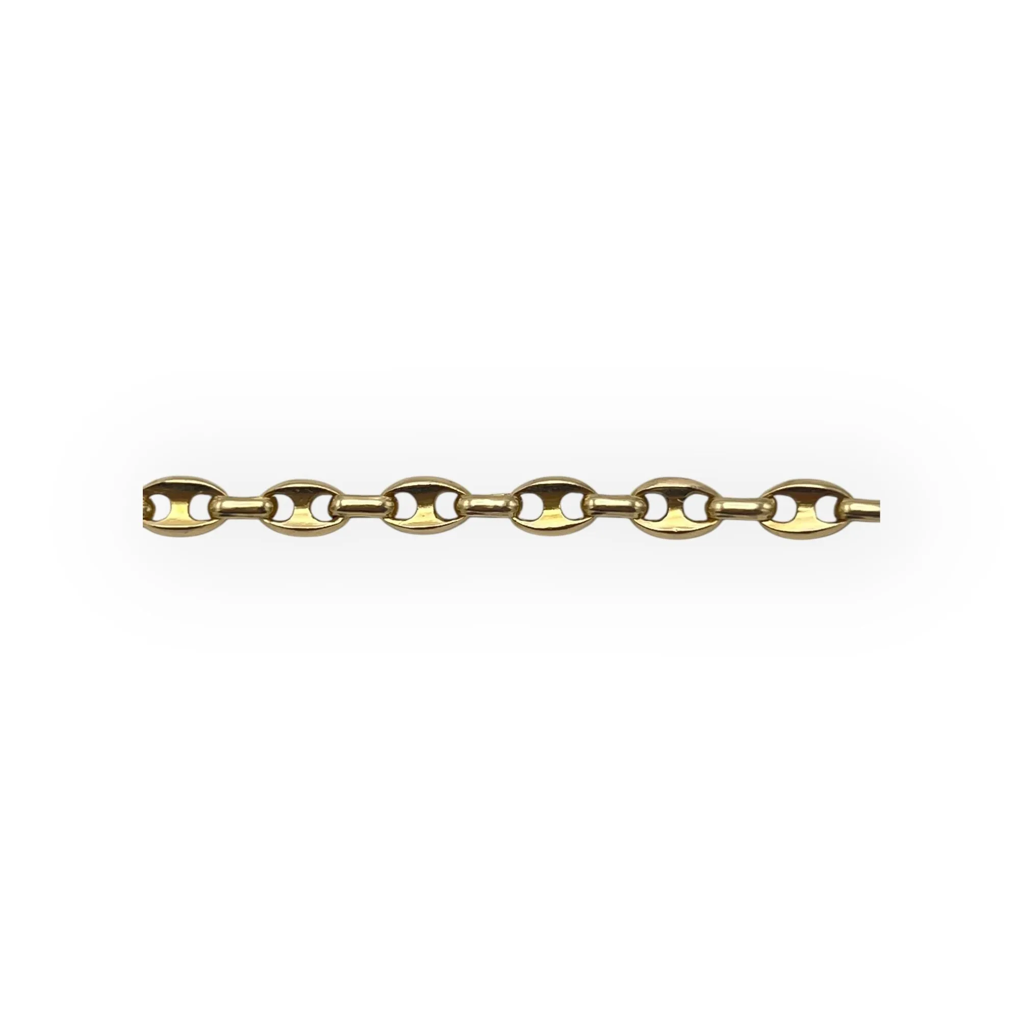 Bracelet or jaune grains de café 23 cm sold by 58 Facettes product image thumbnail 4