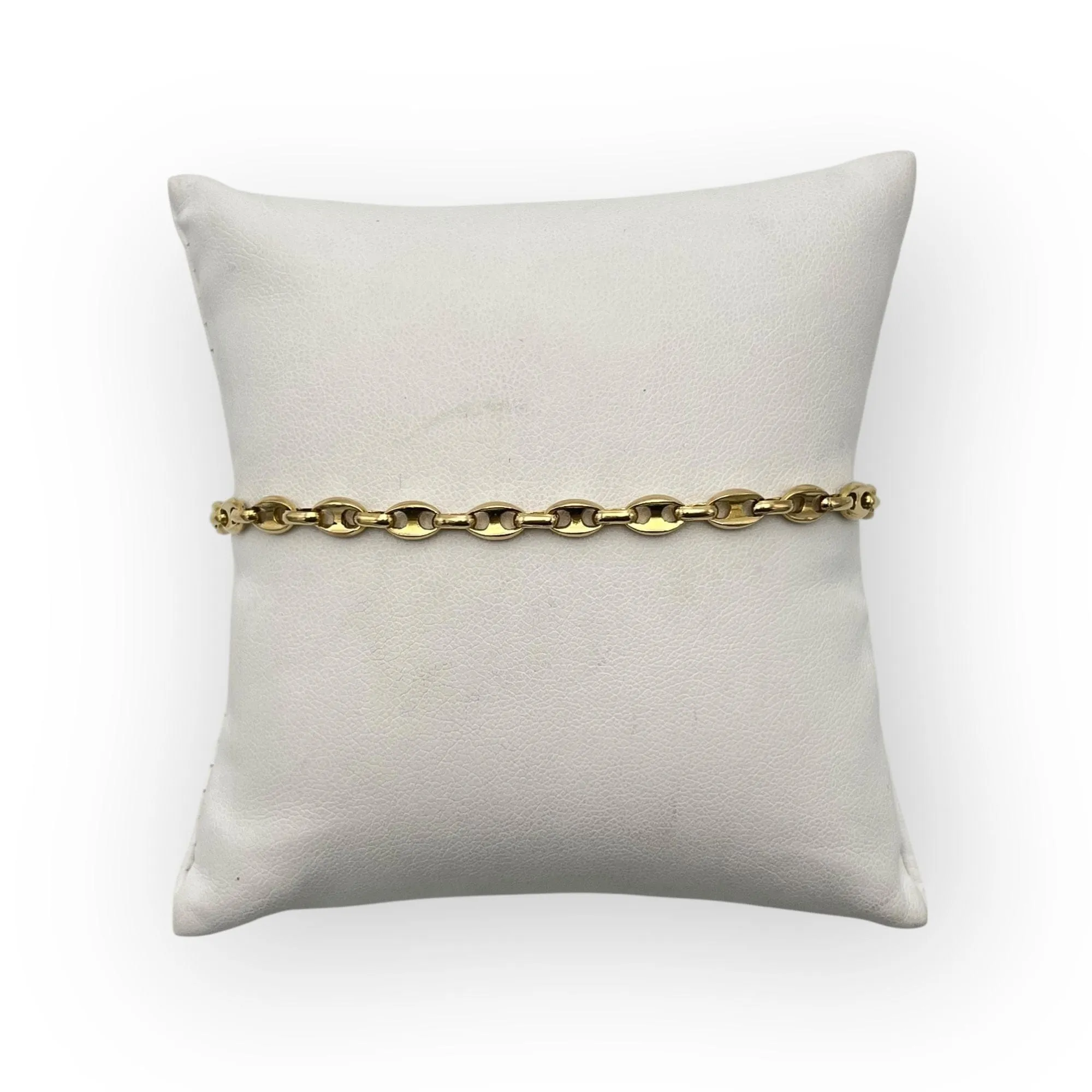 Bracelet or jaune grains de café 23 cm sold by 58 Facettes product image thumbnail 3