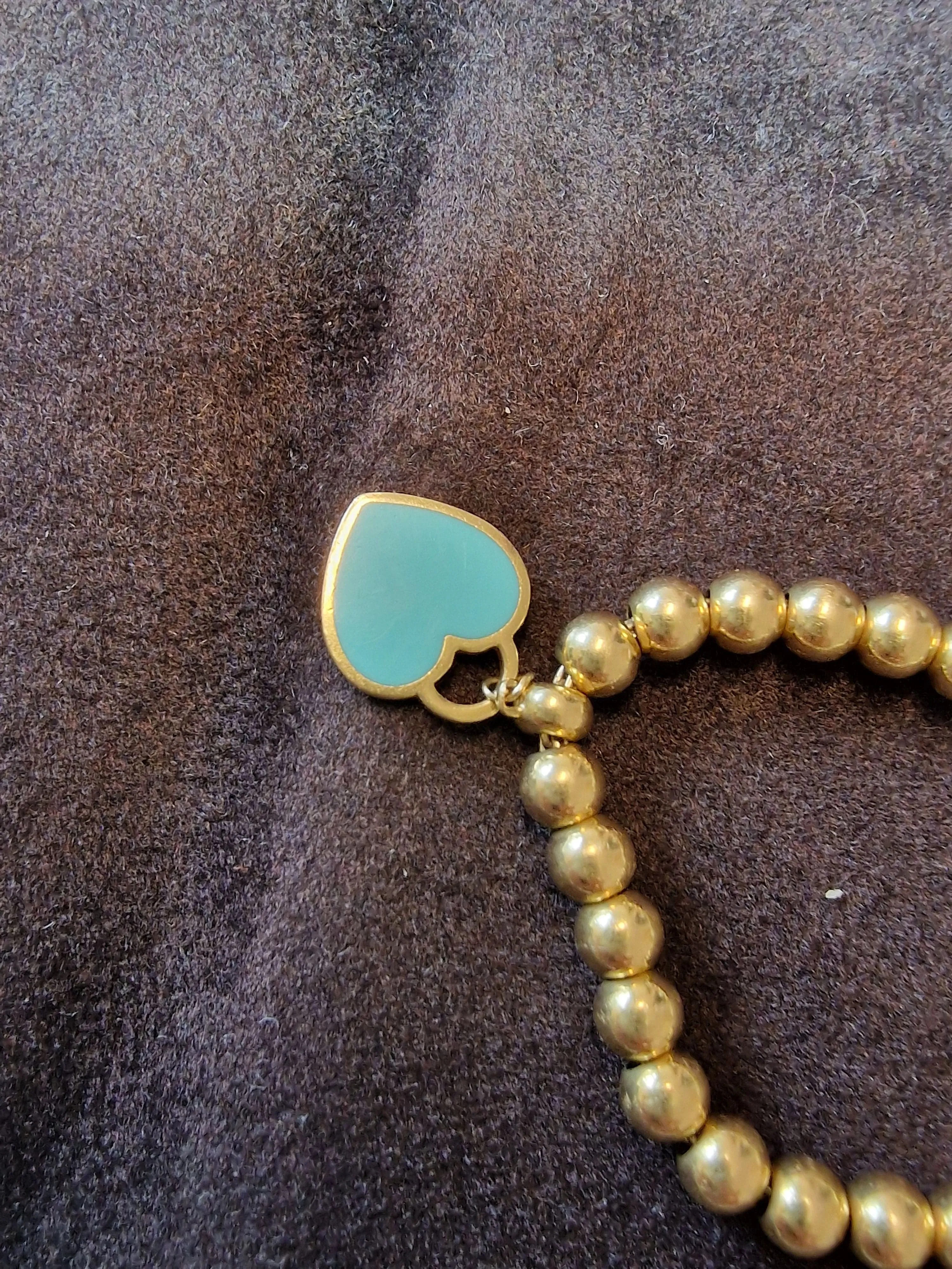 Tiffany&Co - Bracelet de perles Heart Tag en or jaune sold by 58 Facettes product image thumbnail 4