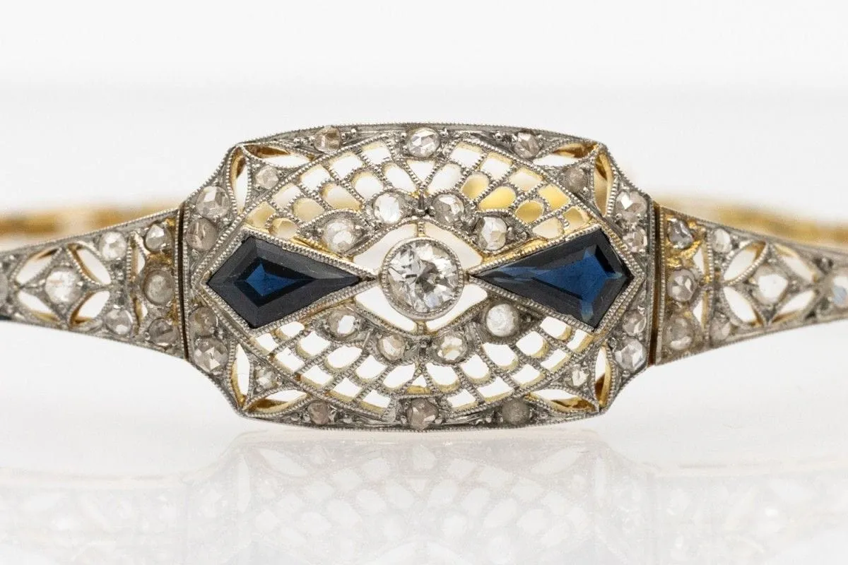 Diamond Bracelet Art Déco - Czechoslovakia circa 1930 sold by 58 Facettes product image thumbnail 2