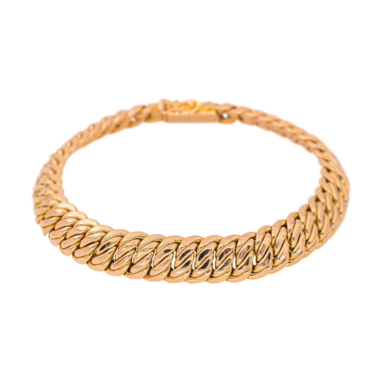 Bracelet Maille américaine Or rose sold by 58 Facettes