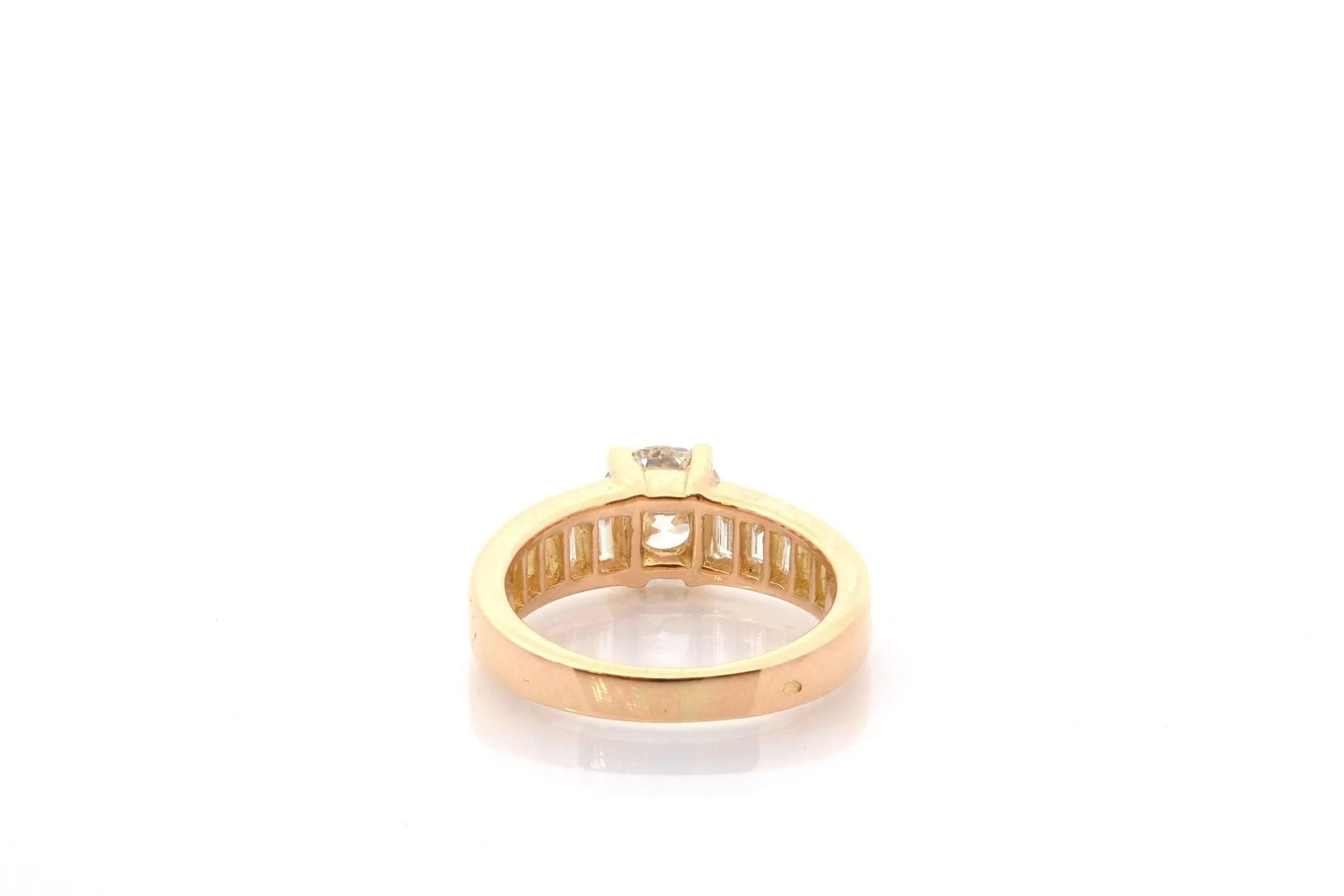 Bague diamant 1,16 ct J/VS1 en or 18k sold by 58 Facettes product image thumbnail 3