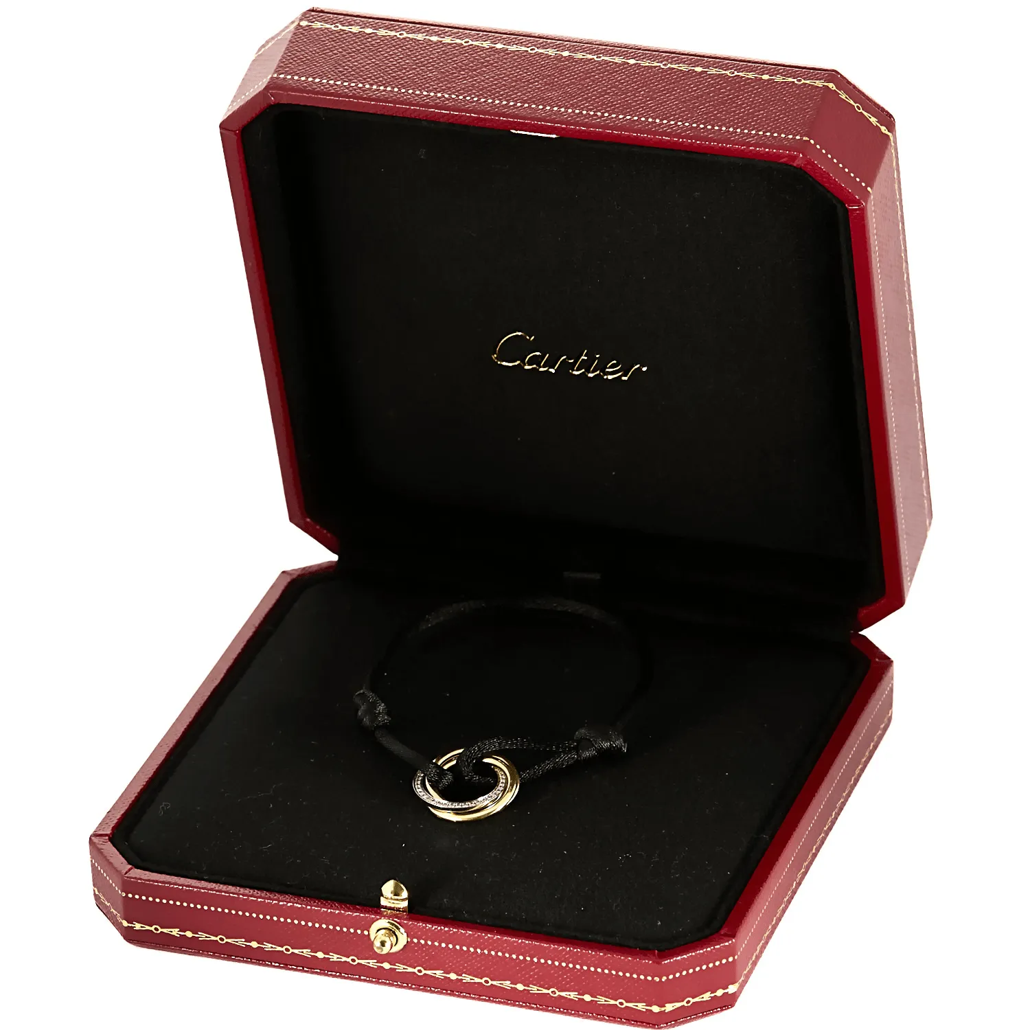 CARTIER - Bracelet Trinity en trois ors et diamants sold by 58 Facettes product image thumbnail 5