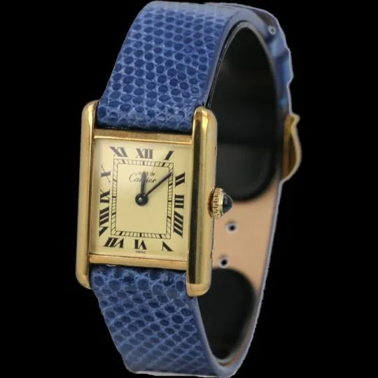 Cartier Montre Tank Vermeil sold by 58 Facettes product image thumbnail 2