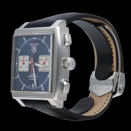 Tag Heuer Montre Monaco Chronograph Calibre 12 sold by 58 Facettes product image thumbnail 3