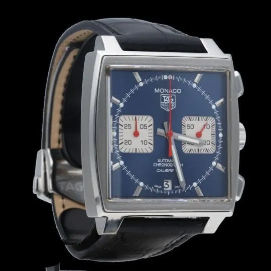 Tag Heuer Montre Monaco Chronograph Calibre 12 sold by 58 Facettes product image thumbnail 5
