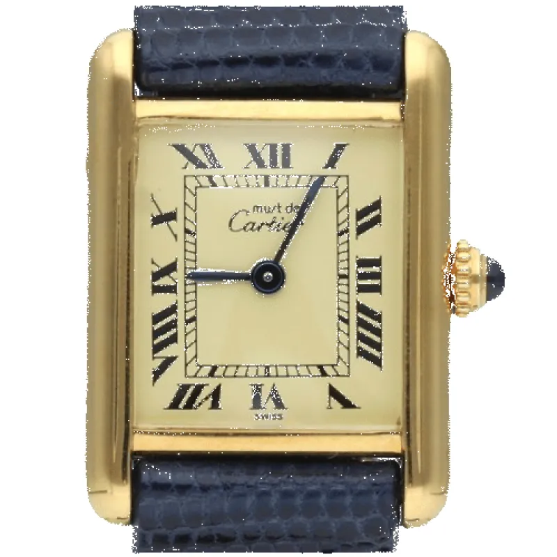 Cartier Montre Tank Vermeil sold by 58 Facettes