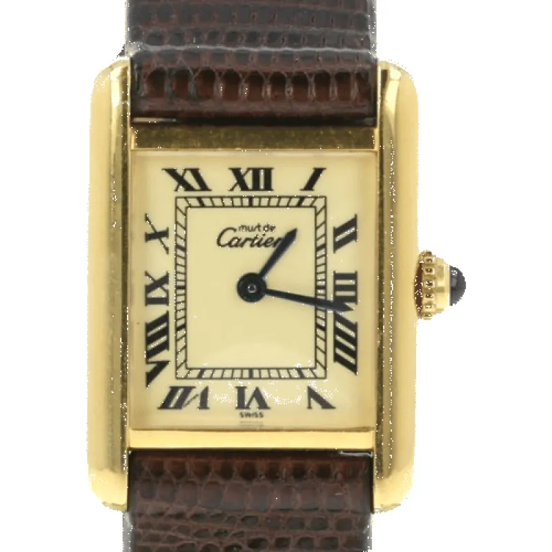 Cartier Montre Tank Vermeil sold by 58 Facettes