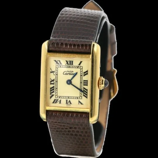 Cartier Montre Tank Vermeil sold by 58 Facettes product image thumbnail 2