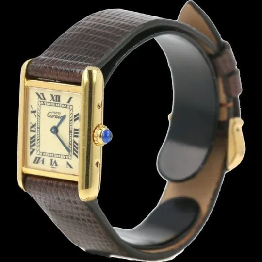 Cartier Montre Tank Vermeil sold by 58 Facettes product image thumbnail 3