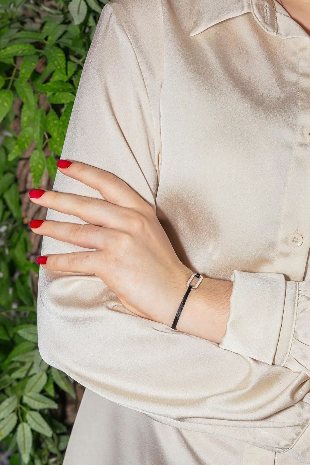 Dinh Van Maillon - Bracelet cordon en or blanc sold by 58 Facettes product image thumbnail 2