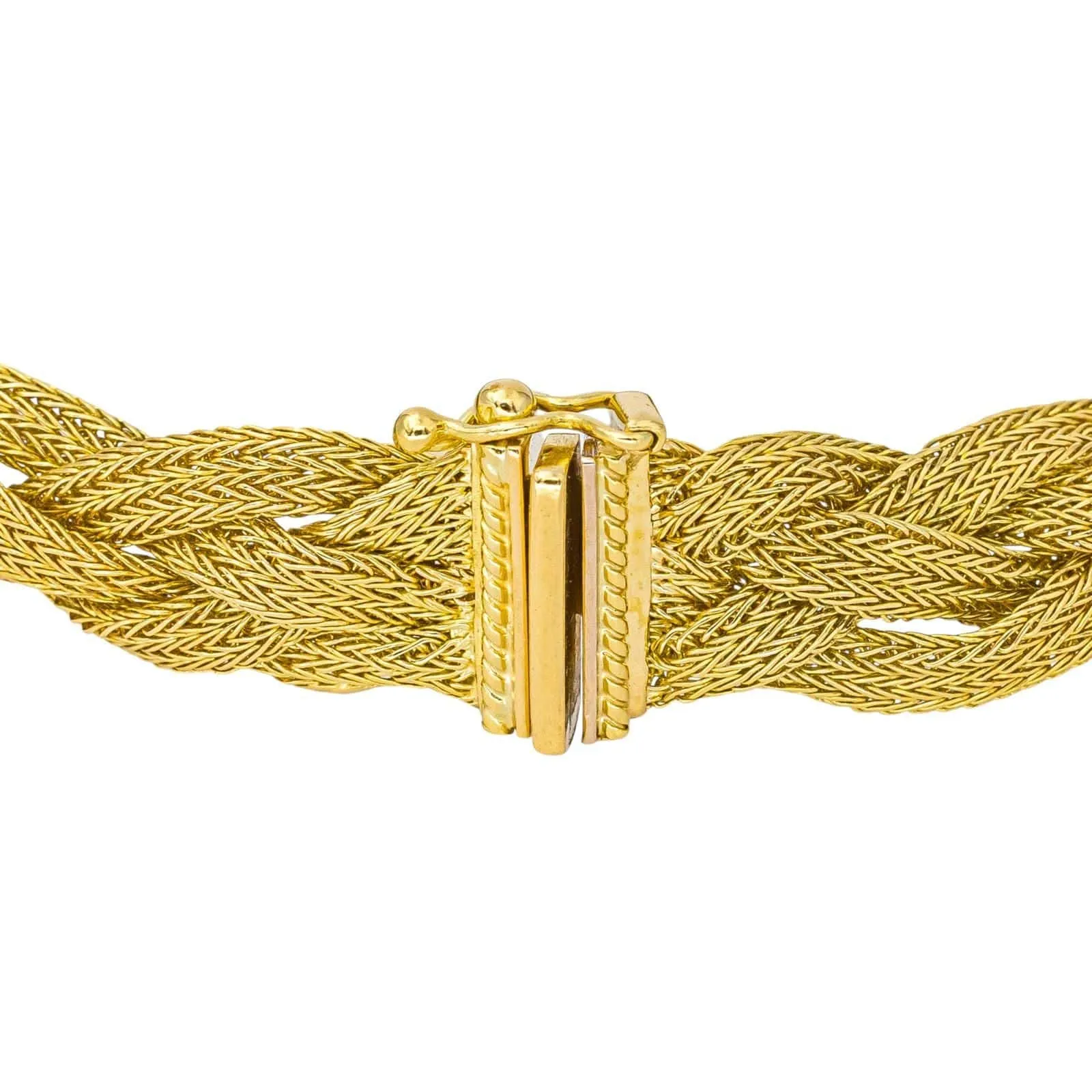 Bracelet Tressé Or jaune sold by 58 Facettes product image thumbnail 4