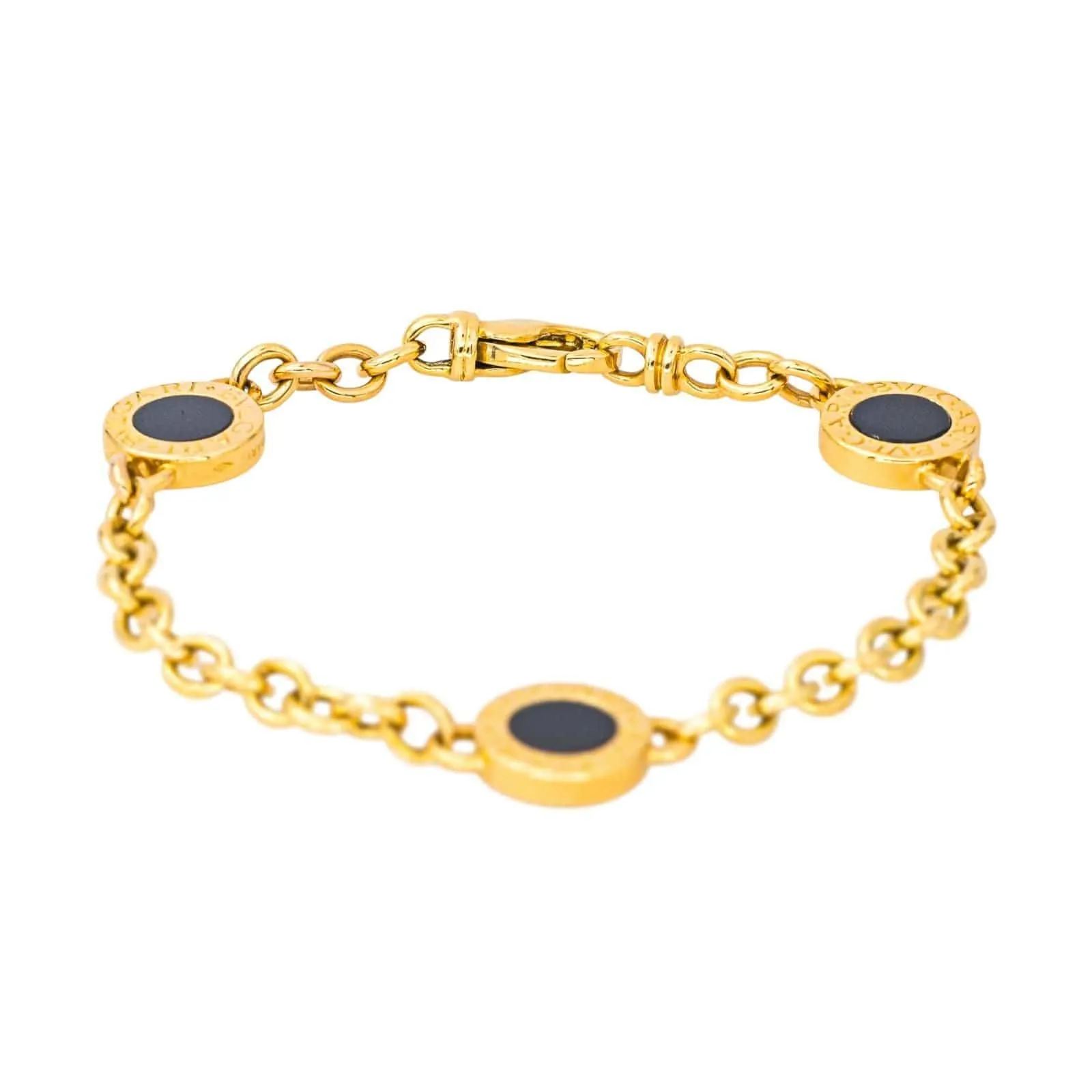 Bulgari Bracelet Or jaune Onyx sold by 58 Facettes product image thumbnail 5