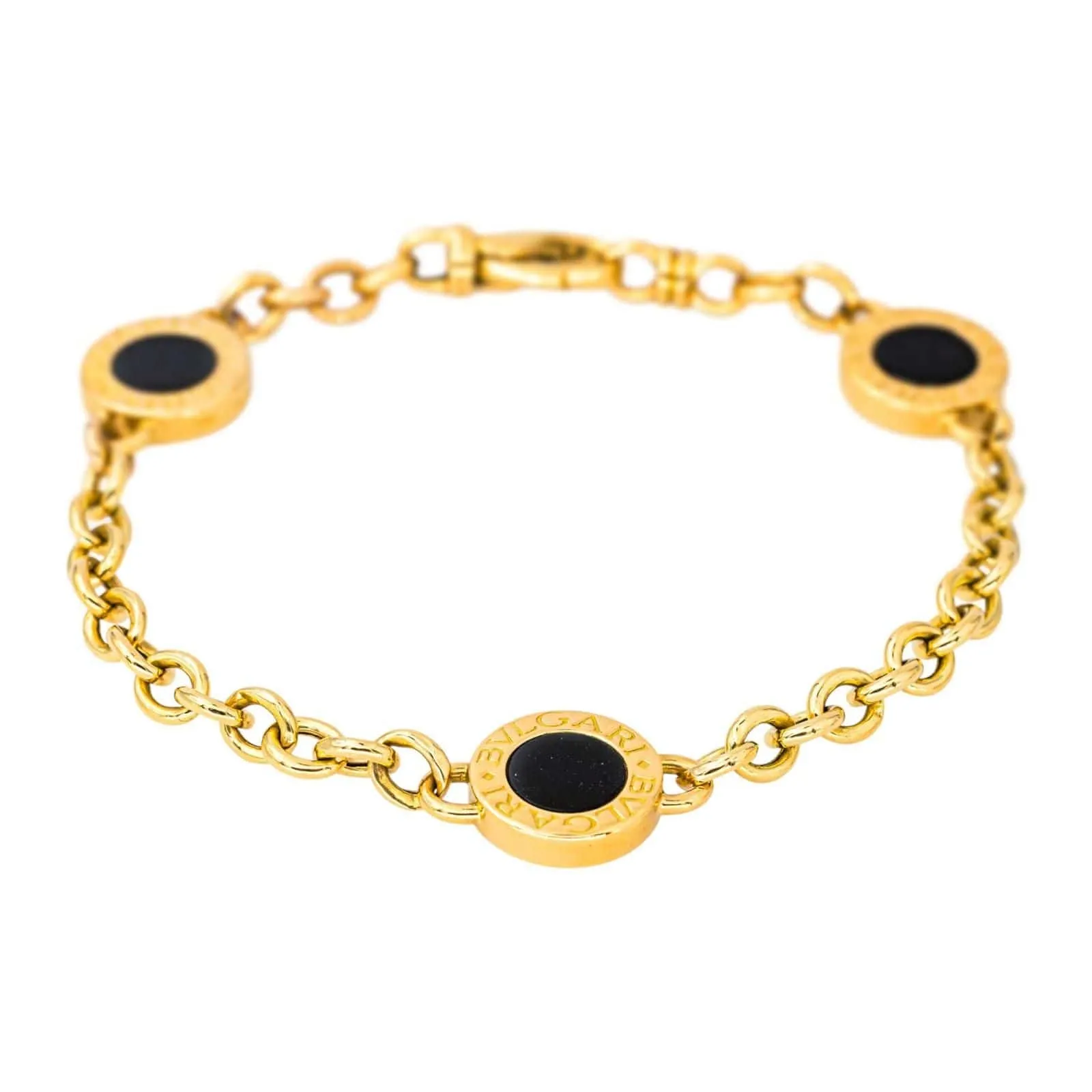 Bulgari Bracelet Or jaune Onyx sold by 58 Facettes product image thumbnail 3