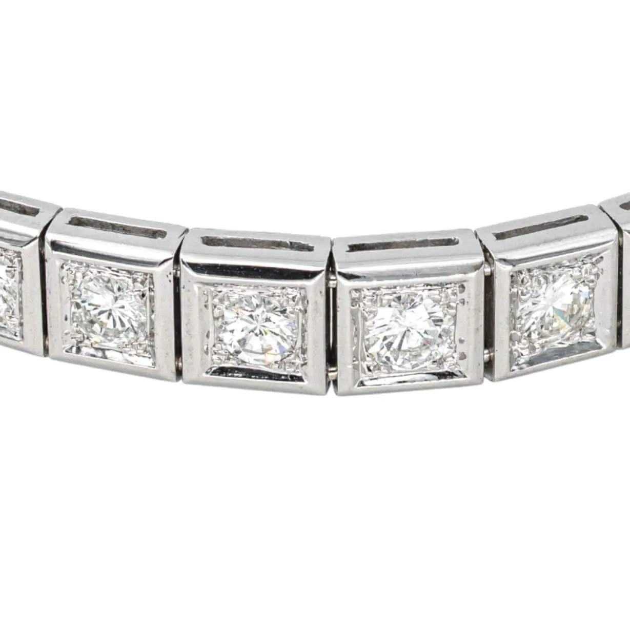 Bracelet Ligne Or blanc Diamant sold by 58 Facettes product image thumbnail 5