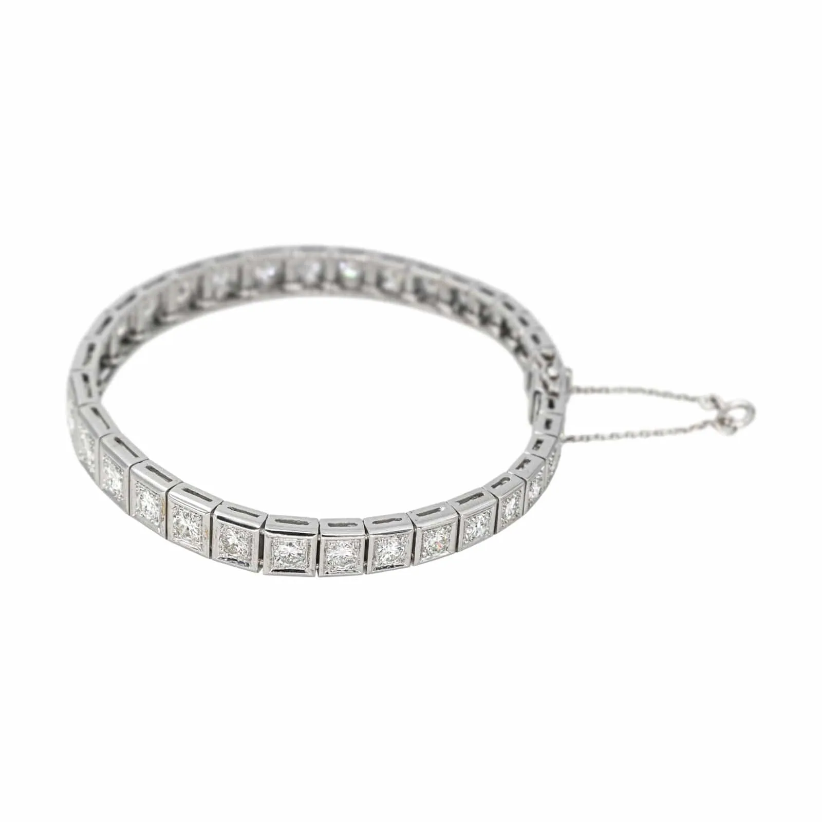 Bracelet Ligne Or blanc Diamant sold by 58 Facettes product image thumbnail 4