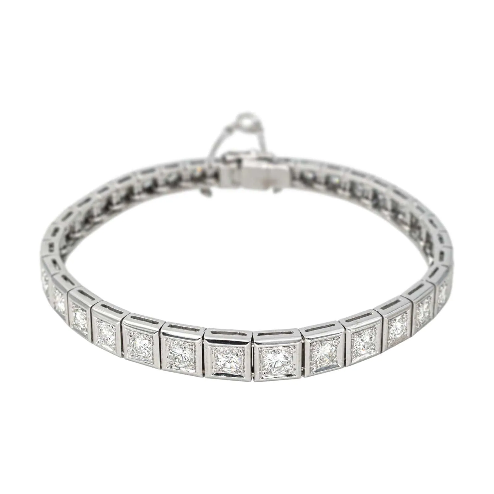 Bracelet Ligne Or blanc Diamant sold by 58 Facettes