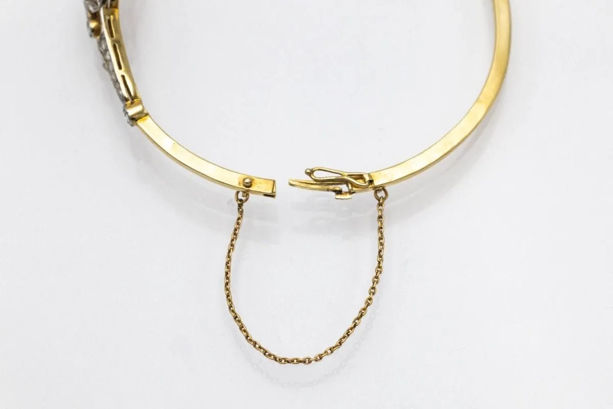 Bracelet en or et platine avec diamants, vers 1920 sold by 58 Facettes product image thumbnail 5