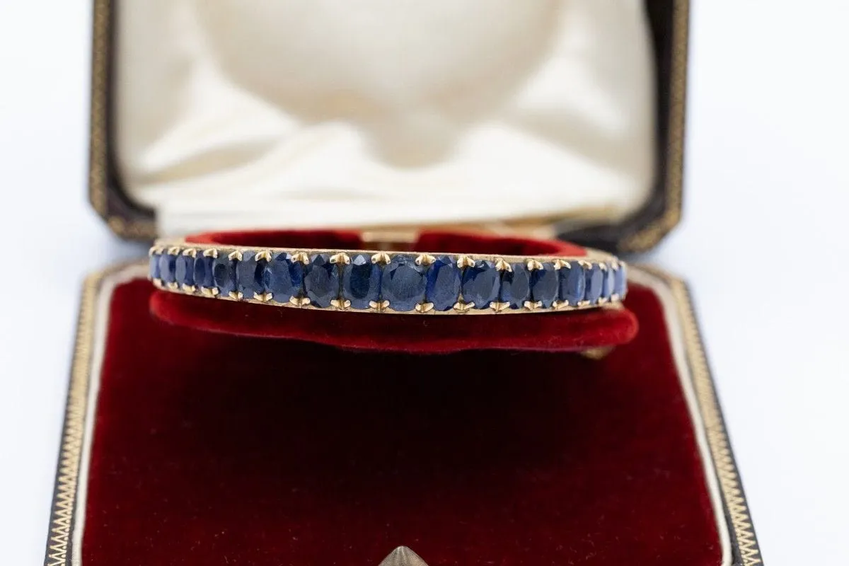 Bracelet exceptionnel en or jaune avec saphirs sold by 58 Facettes product image thumbnail 2