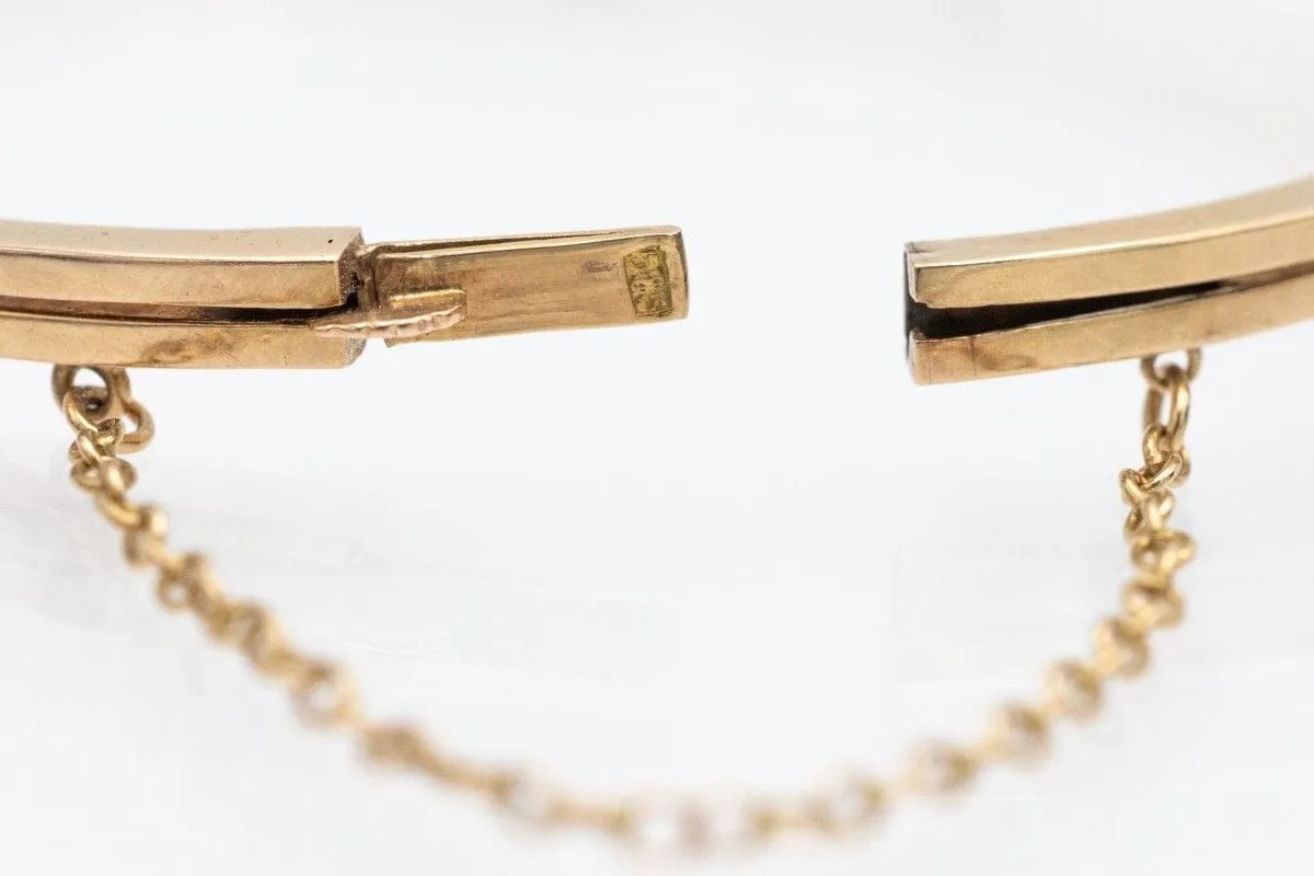 Bracelet Art Nouveau en or avec diamant et saphir sold by 58 Facettes product image thumbnail 5