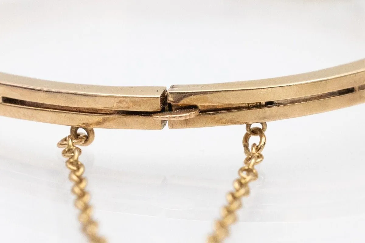 Bracelet Art Nouveau en or avec diamant et saphir sold by 58 Facettes product image thumbnail 4