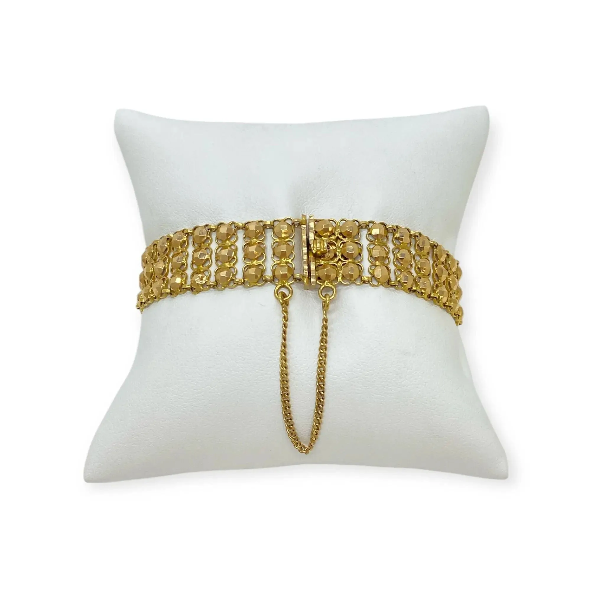 Bracelet maille originale or jaune sold by 58 Facettes product image thumbnail 4