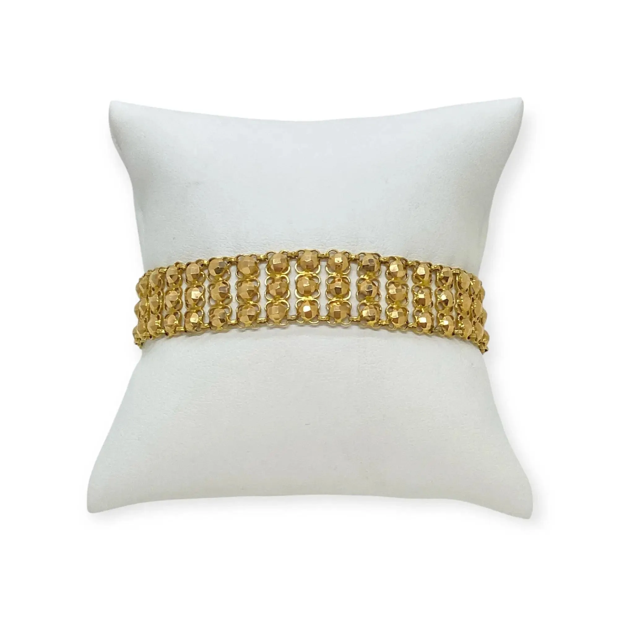 Bracelet maille originale or jaune sold by 58 Facettes product image thumbnail 5