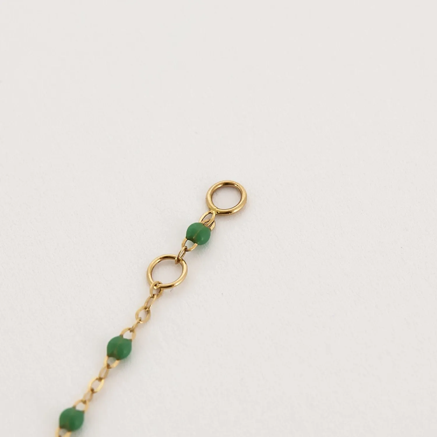 GIGI Clozeau - Classique Gigi - Bracelet en or jaune et résine verte sold by 58 Facettes product image thumbnail 5