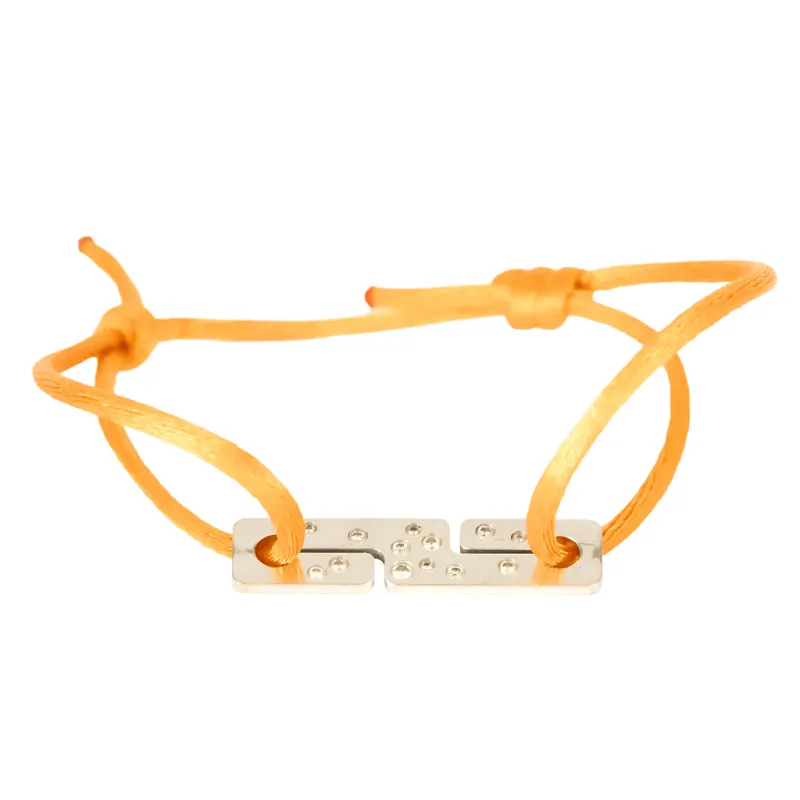 Dinh Van - Bracelet Cordon Seventies en or blanc et diamants sold by 58 Facettes