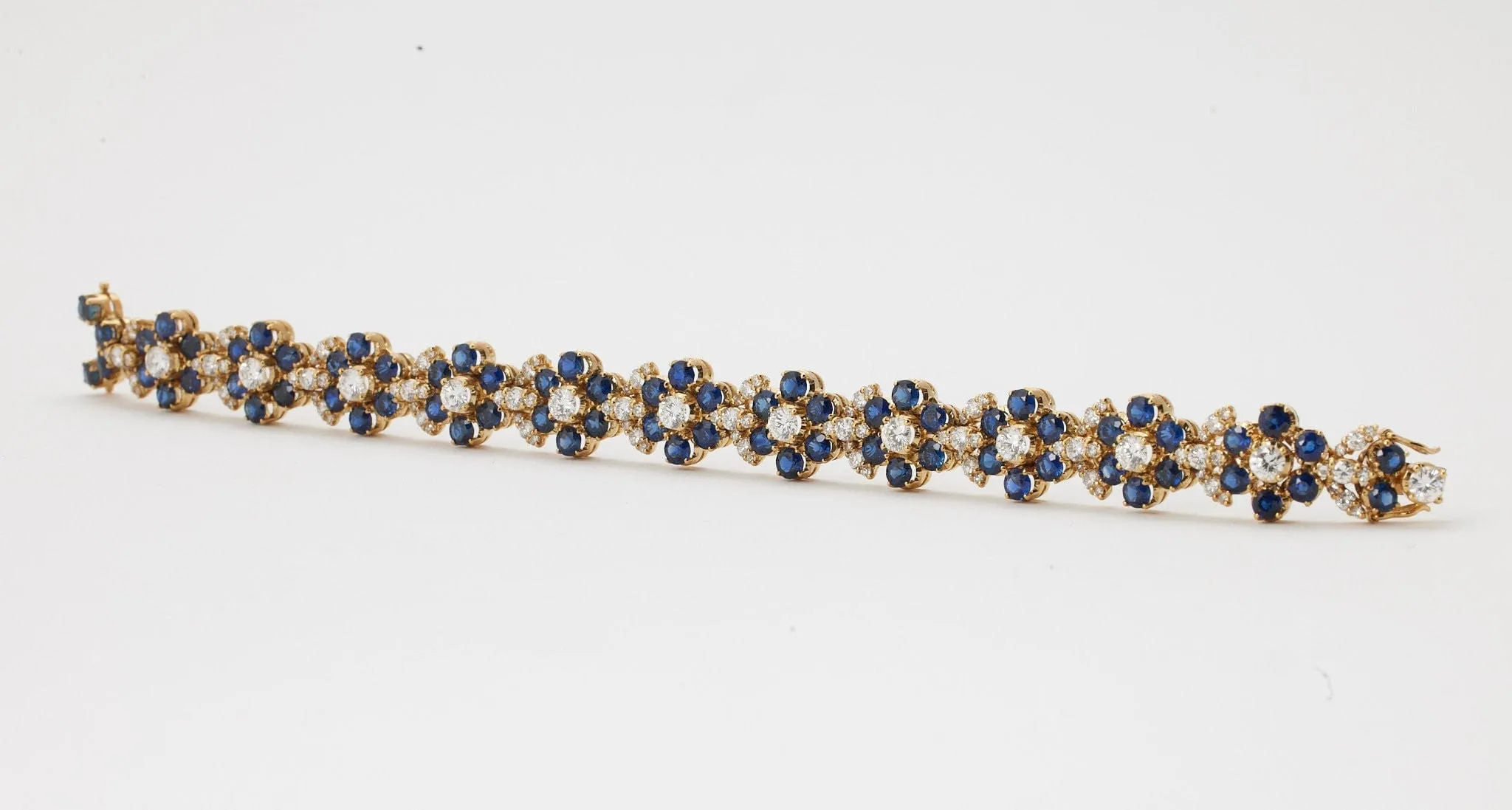 Bracelet saphirs et diamants sold by 58 Facettes product image thumbnail 5
