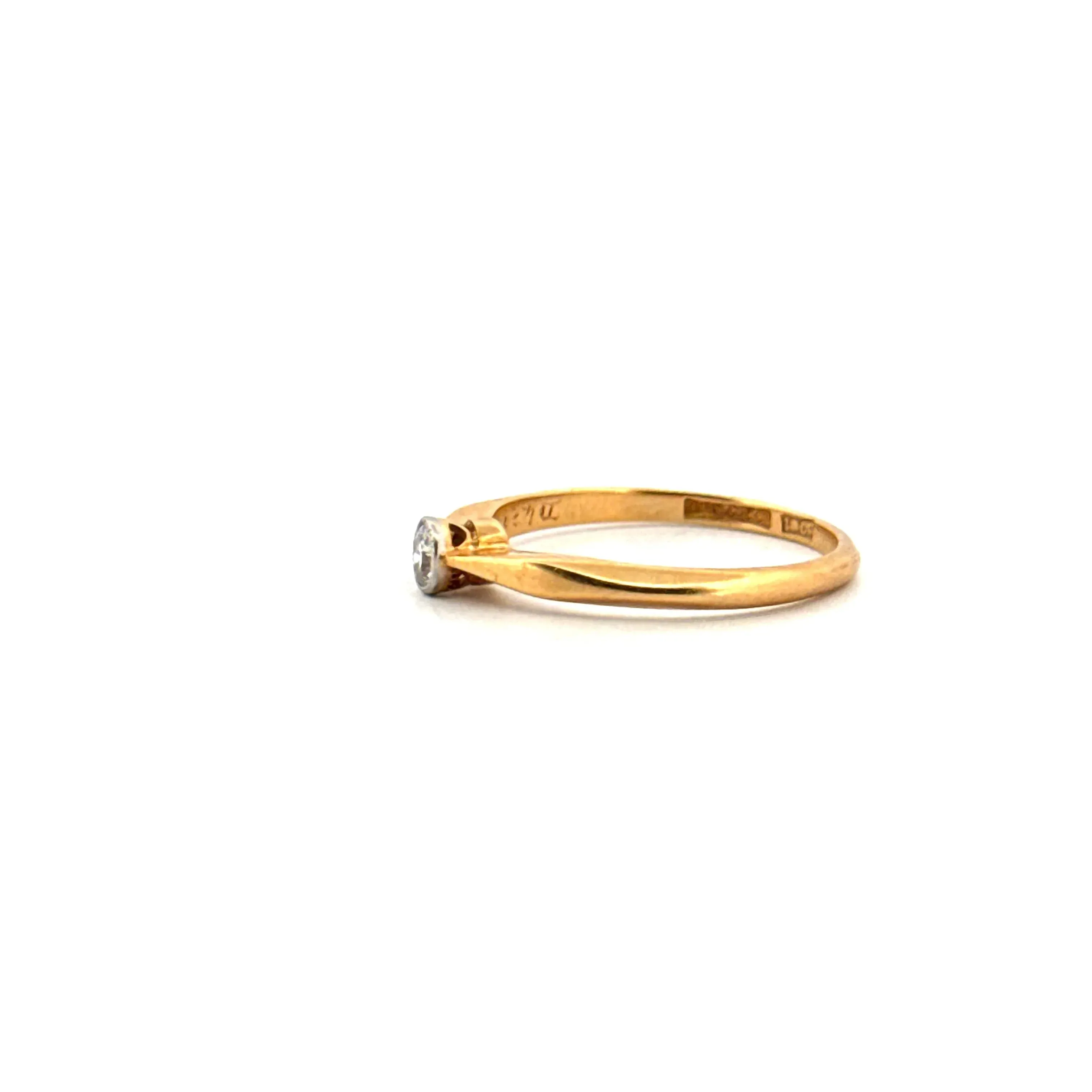 Solitaire or jaune diamant sold by 58 Facettes product image thumbnail 3