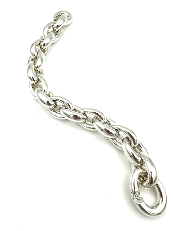 HERMES. Collection "Acrobate", bracelet argent GM sold by 58 Facettes