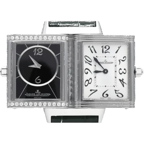 Jaeger-LeCoultre Reverso Classic - Montre Medium Duetto en acier sold by 58 Facettes