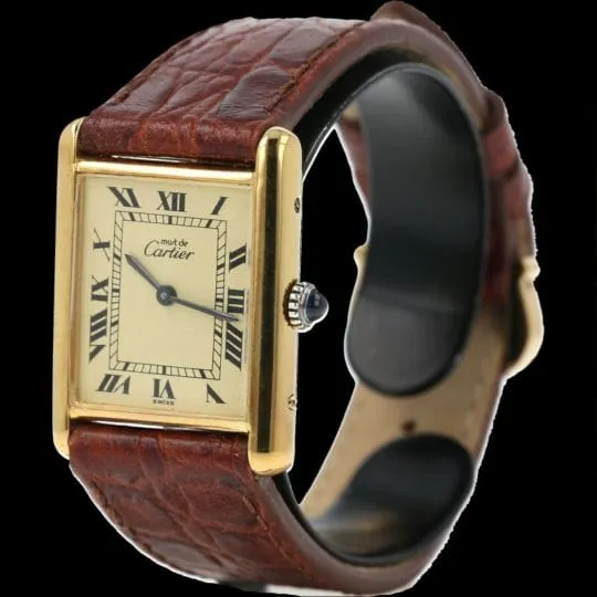 Cartier Montre Tank Vermeil sold by 58 Facettes product image thumbnail 2