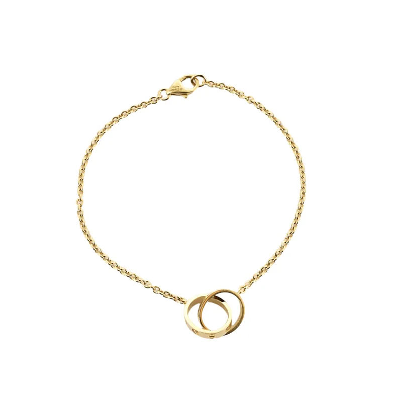 CARTIER -  Bracelet  LOVE sur chaîne en or jaune sold by 58 Facettes