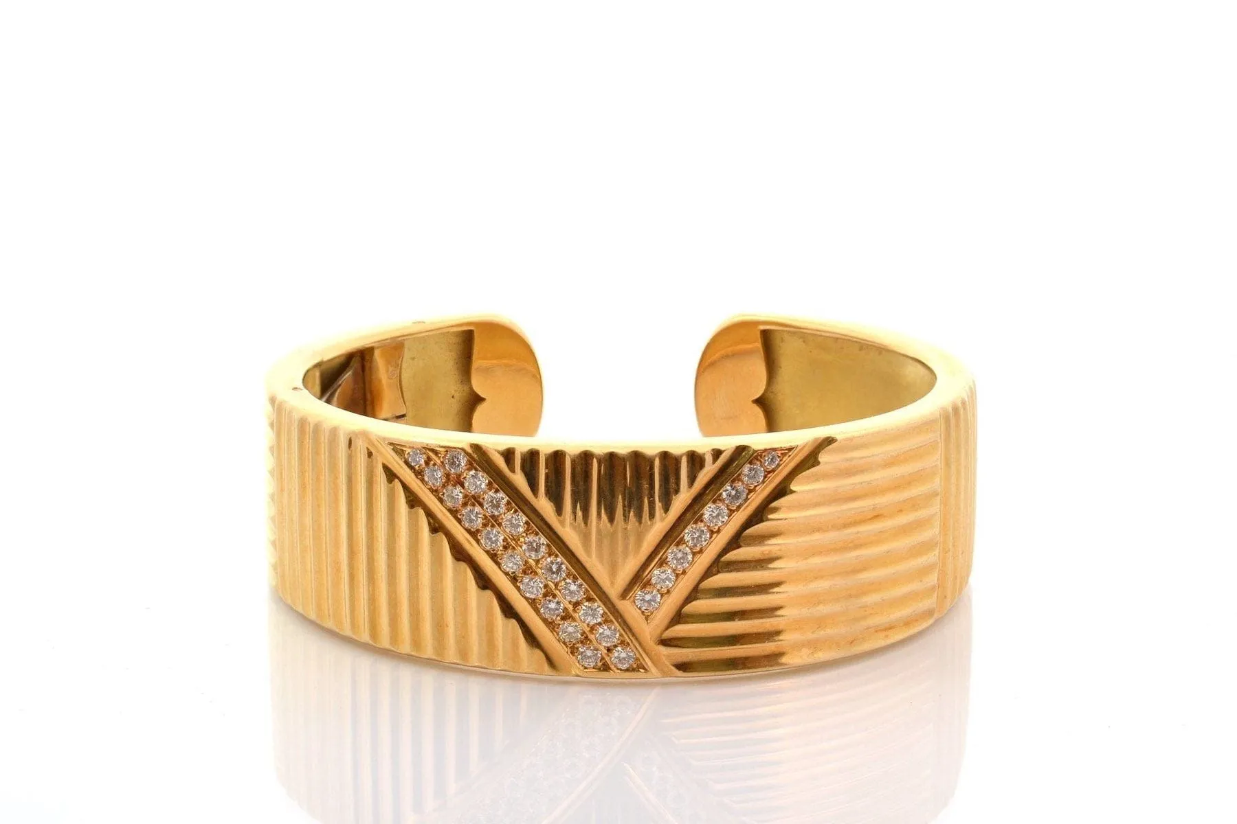 Bracelet diamants en or jaune 18k sold by 58 Facettes