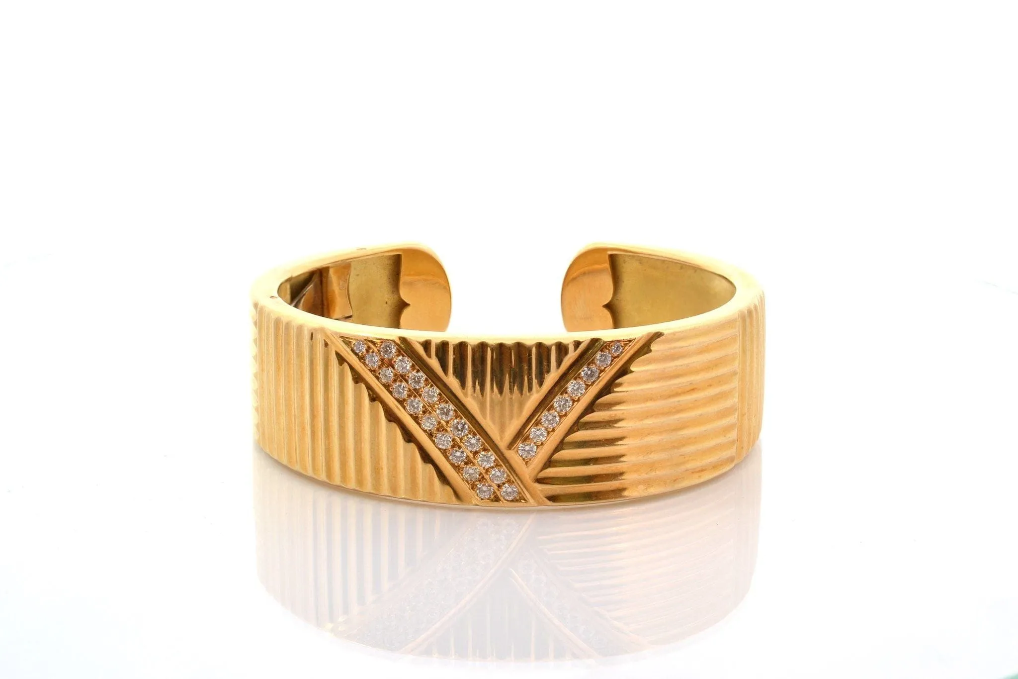 Bracelet diamants en or jaune 18k sold by 58 Facettes product image thumbnail 2