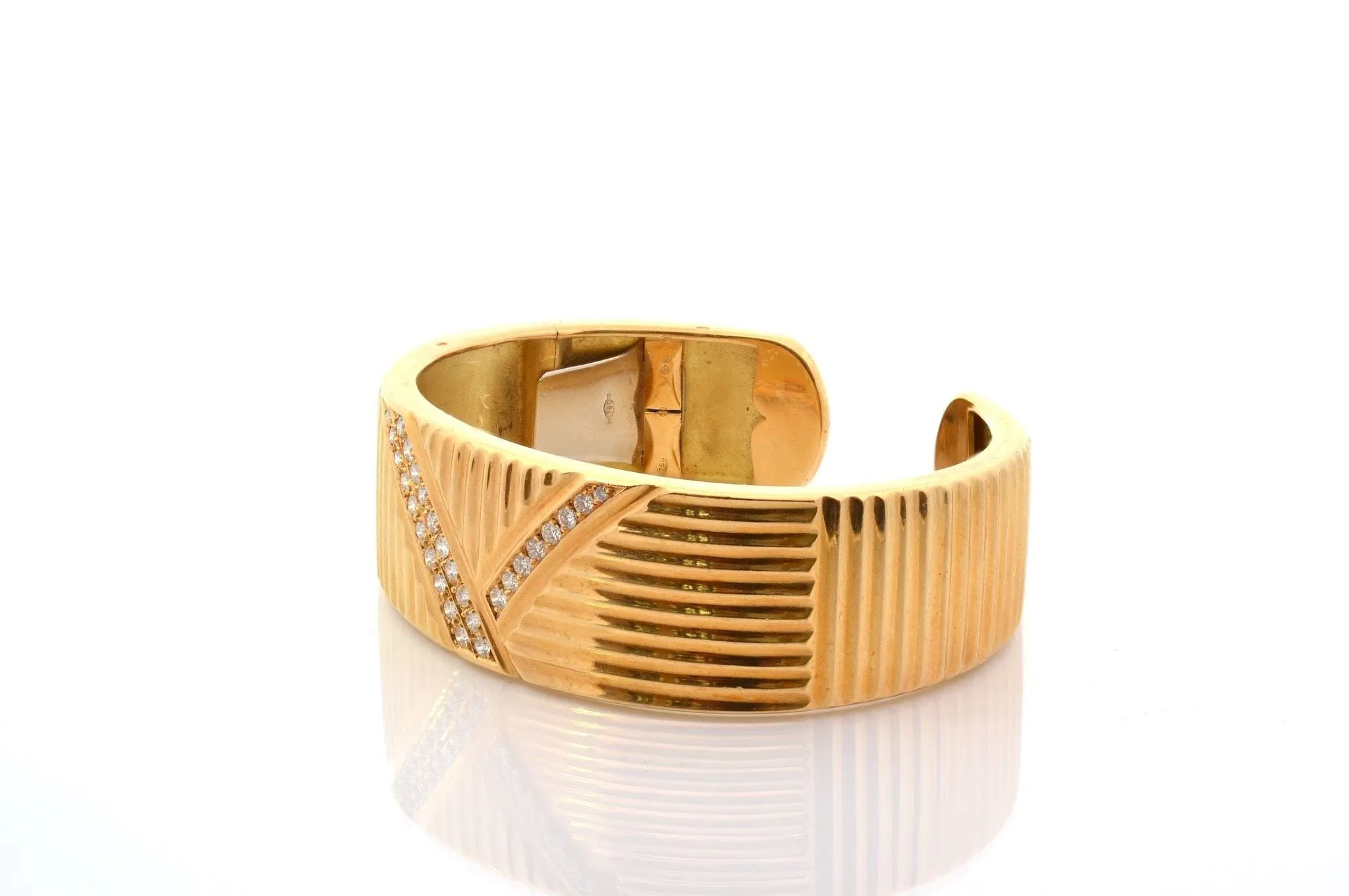 Bracelet diamants en or jaune 18k sold by 58 Facettes product image thumbnail 3
