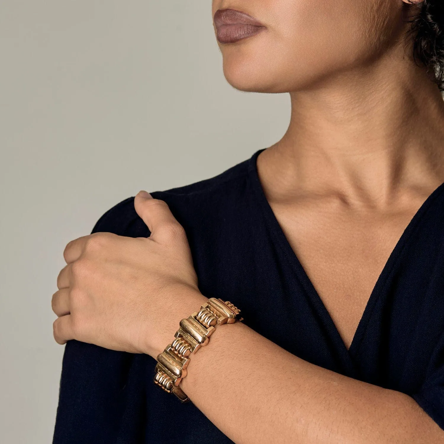 Bracelet Tank en or rose sold by 58 Facettes product image thumbnail 2